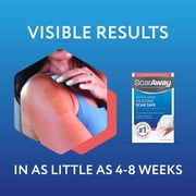 ScarAway Clear Silicone Scar Tape, Medical Grade Cut-to-Size Silicone Strip for Hypertrophic and Keloid Scars, from Surgery, Burns, and more - 60” Roll