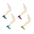 thumbnail image 3 of LOLIPPYY 4Pcs Beige Push Pins with Metal Tips Suitable for Office Notes and Map Marking, 3 of 8