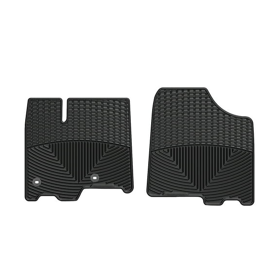 WeatherTech All-Weather Floor Mats compatible with 2013-2020 Toyota Sienna - 1st Row (Driver & Passenger), Black