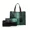 Dark Green, variant on Women's Crocodile Pattern Tote Bags Stylish Handbags Satchels Purses and Wallets For Women 3 Pcs Set