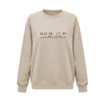 thumbnail image 4 of Womens Sweatshirt Retro Graphic Long Sleeve Crew Neck Pullover Casual Lightweight Tops, 4 of 4