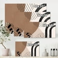 thumbnail image 4 of Abstract Ivory Shapes and Shapes in Terracotta I 12 in x 8 in Painting Canvas Art Print, by Designart, 4 of 4