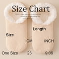 thumbnail image 3 of 3Pack Women's Lined Non- Slipper Socks Thick Warm Indoor Home Socks with Soles Beige, 3 of 6