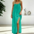thumbnail image 6 of Elegant Sleepwear Dress for Women â Soft Loose Casual Nightgown with Strappy Back, Open Back Design, for Home, Leisure, Summer, Beach & Vacation, 6 of 7