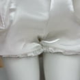 thumbnail image 2 of Yvsxxv White Tiered Ruffle Short Skirt, Elastic Waist Sweet Summer Skirt, 23.62-29.53inch Waist, 2 of 7