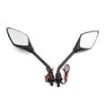 thumbnail image 2 of Unique Bargains Pair 10MM Thread Yellow  Turn Signals Indicator Side Mirrors for Motorcycle, 2 of 5