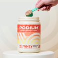thumbnail image 5 of Podium Nutrition, Whey Protein Powder, Coffee Ice Cream, 27 Servings, 25g of Whey Protein Per Serving, Gluten Free, Soy Free, 5 of 7