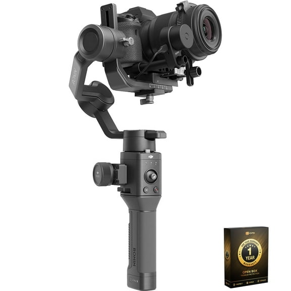 Open Box DJI Ronin-SC Single-Handed Stabilizer for Mirrorless Cameras with 1 Year CPS Premium Warranty Pack