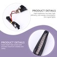thumbnail image 4 of Miangastore 4pcs LED Durable Universal Motorcycle Turn Signal Motorbike Lamp (Black), 4 of 8