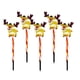 thumbnail image 2 of Paquete de 5 luces navideñas solares LED impermeables para exteriores | Decoración navideña con forma de reno, Papá Noel y copo de nieve | Iluminación fácil de instalar para patio, jardín y patio, 2 of 7