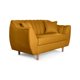 thumbnail image 3 of Sofá Love Seat 2 Plazas Makora de lino mostaza, 3 of 7