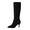 Black, variant on Knee High Boots for Women Pointed Toe Stiletto Heel Tall Boots, Faux Leather Side Zipper Elegant Boots Sleek Slim Fit Dress Shoes