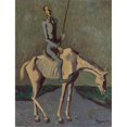 thumbnail image 2 of Cyprián Majerník 19x24 Black Ornate Framed Double Matted Museum Art Print Titled: Don Quixote (1937), 2 of 5