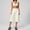 White, variant on PISONIC Womens Workout Sets Two Piece Spaghetti Straps Sports Bra Matching Wide Leg Capri Pants Gym Work Pilates Outfits