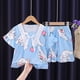 thumbnail image 1 of Pikachu-Conjuntos de pijamas de dibujos animados para niñas, ropa de dormir de manga corta Kawaii, pantalones cortos, Jersey, ropa de casa, Verano qym unisex, 1 of 2