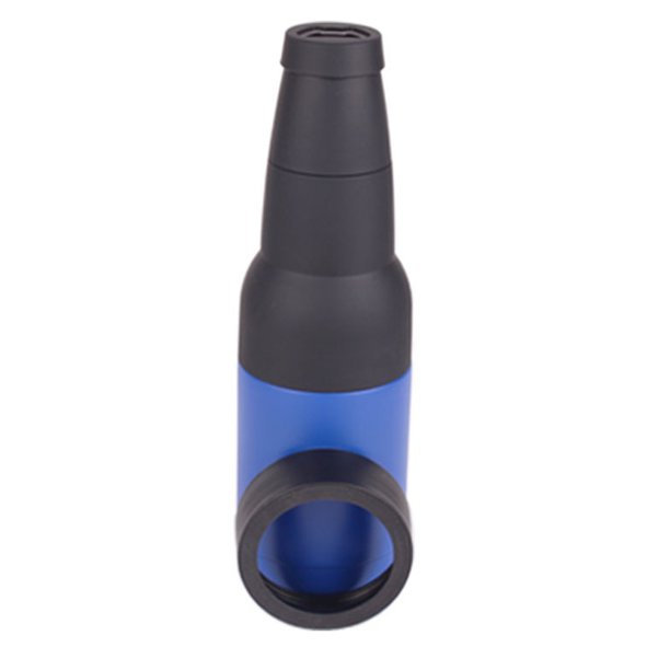 Enfriador de latas y botellas de cerveza de acero inoxidable de doble pared con aislamiento al vacío con abridor de cerveza