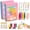 2set, variant on 2026 New Rainbow Squeeze Art Kit, Rainbow Scratch Paper Art Set Notebooks, Creative Craft Set with Paint Bottles, Watercolor Pens, Scraper Tool, Double-Sided Postcards & Stickers