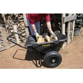 thumbnail image 6 of Polar Trailer 7 Cubic Foot Heavy Duty Utility Yard Wheelbarrow Cub Cart (2 Pack), 6 of 7