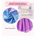 thumbnail image 5 of Lanbubble Gymnastic Leotard for Girls Sleeveless Ballet Dance Dress Outfit with Skirt Hair Scrunchie 5-9 Years, 5 of 6