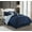 Navy, variant on Nanshing Nexus Pintuck 7-Piece Reversible Comforter Set, Gray