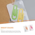 thumbnail image 2 of FRCOLOR Paper Clips 4Pcs Iron Paper Clips Decorative Paper Clips Adorable Paper Clips Bookmarks Mini Paper Clips,2.76"X0.98"X0.04", 2 of 4