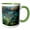 Green/White, variant on 3drose, Rainbow Trout Fish, Nature Center, Boise, Idaho - Us13 Dfr0528 - David R. Frazier, 11oz Mug