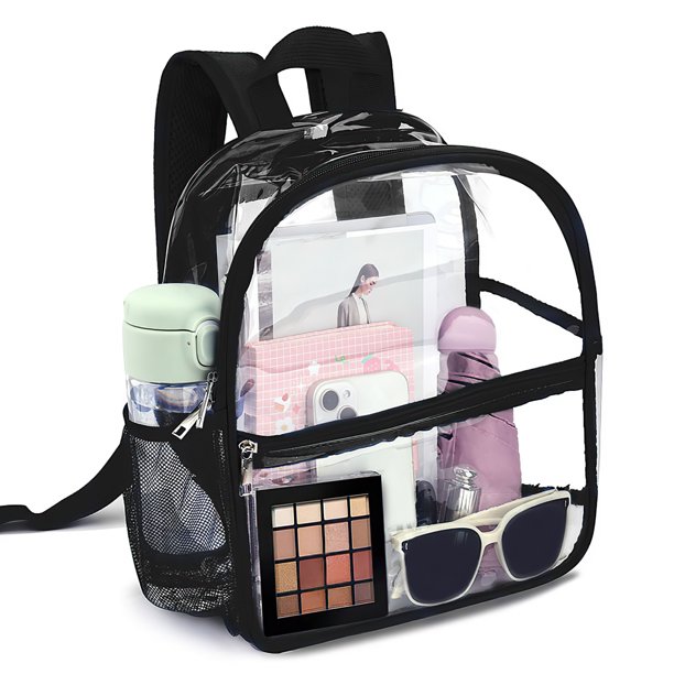 Clear Backpack Bag Stadium Approved Clear Bag Women and Men for