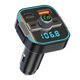 thumbnail image 1 of Adaptador Bluetooth 5.3 para coche PD+QC3.0, transmisor FM y cargador rápido para coche, kit manos libres para radio de coche inalámbrica, 1 of 5