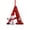 A, variant on Christmas Ornaments, 2D Acrylic Letter Pendants, Snowman Alphabet Tree Decor for Holiday Home Displays