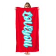 thumbnail image 2 of Personalized Beach Towel, 100% Microfiber Custom Beach Towel,Weekend Beach Trip Gifts,400gsm, 2 of 4