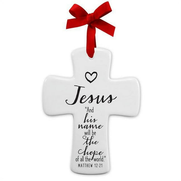 LCP 83291 4,5 Po. Croix de Jésus Ornement de Noël