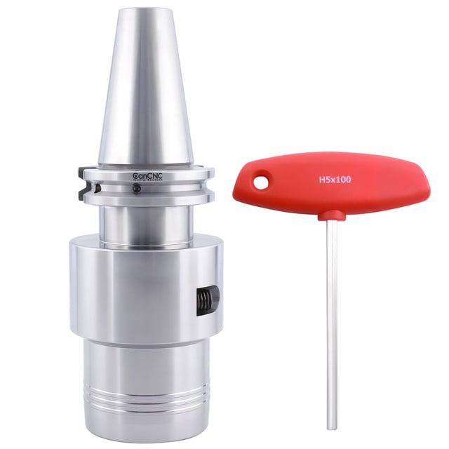 CanCNC Tooling Solutions CAT40-PHC 1-1/4 inch-4.92 inch High Precision Hydraulic Chuck, G2.5@20000 RPM, 8040-0114