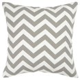 thumbnail image 1 of HomeRoots 403168 Chevron Down Filled Throw Pillow, Grey & Ivory, 1 of 1