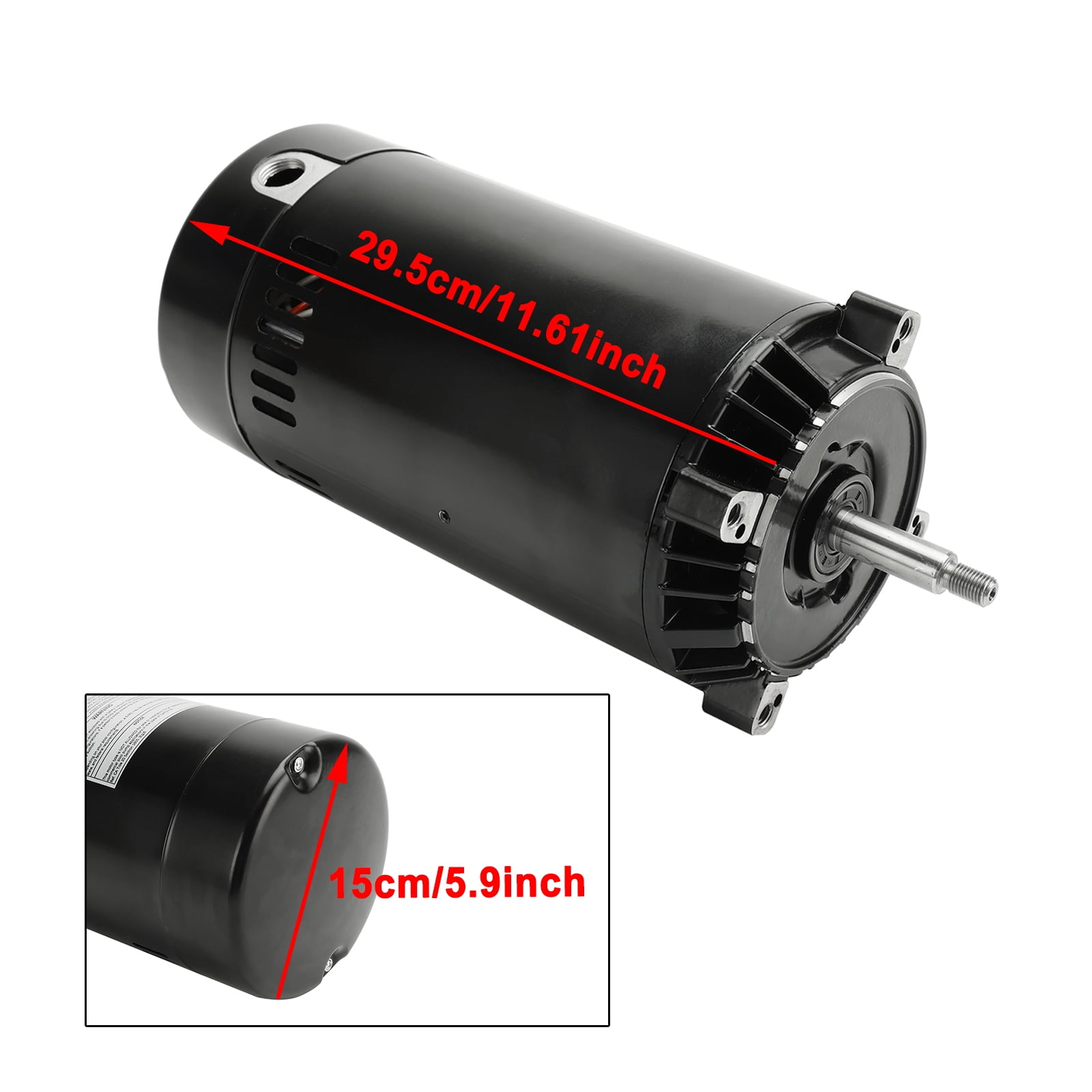 Puri Tech 1.5 HP Hayward Super Pump Motor Kit, AO Smith UST1152