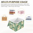thumbnail image 7 of Cute Dogs Wear Hats Storage Basket for Shelves Foldable Container Organizer for Organizing Toys Clothes Books with Handles, 7 of 7