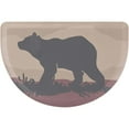 thumbnail image 2 of Unique Loom Comfort Mat Collection - Bear (2'  x 3' Hearth Multi/Beige), 2 of 5
