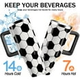 thumbnail image 3 of 40oz Soccer Tumbler with Handle Soccer Gifts Stuff for Men Girls Boys Gift for Coach Lovers Fan Mom Tumblers Stainless Steel Cup, 3 of 6