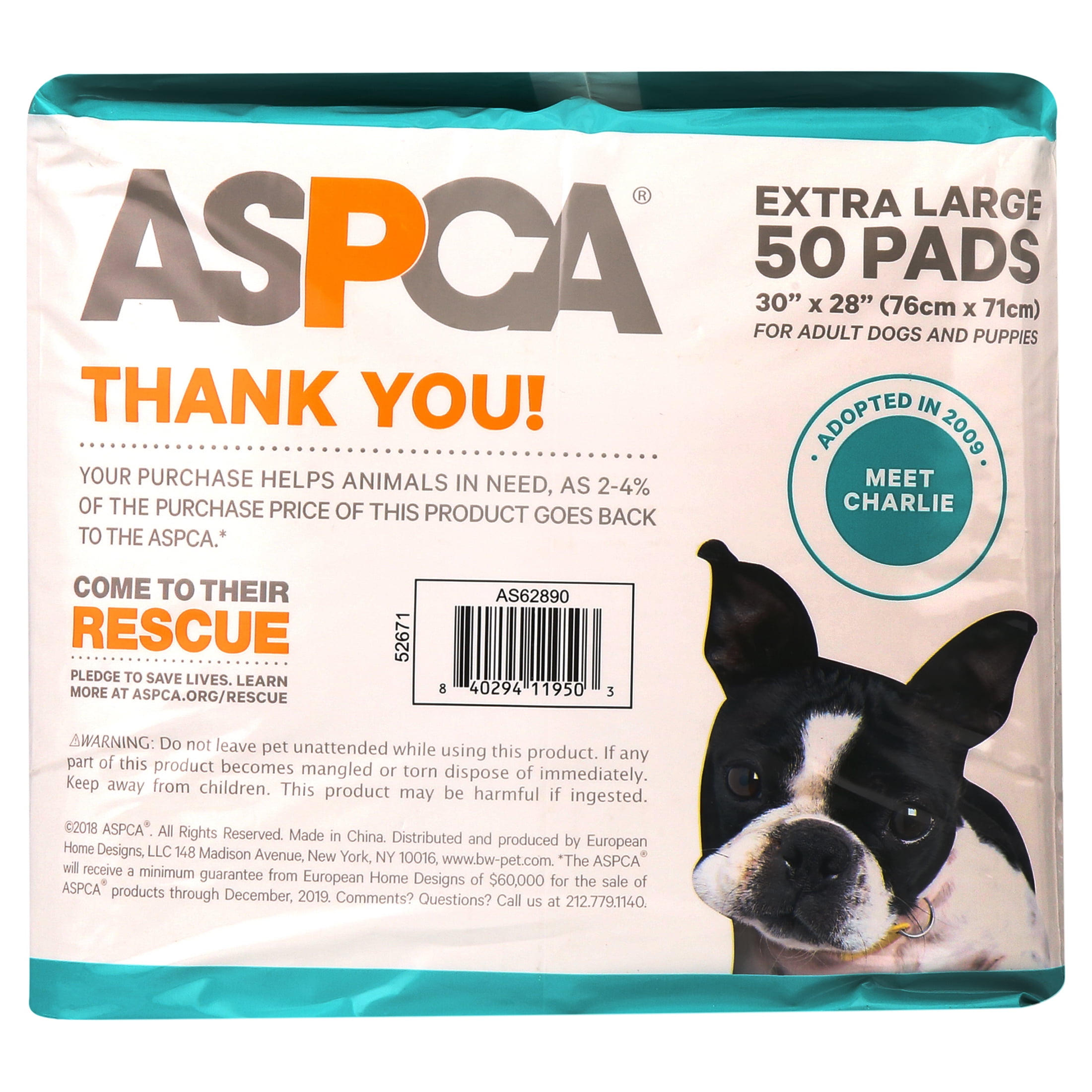 ASPCA XL Puppy Training Pads 30