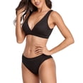 thumbnail image 2 of Traje de baño de tirantes anchos, trajes de baño para mujer Traje de baño de dos piezas Trajes de baño para mujer Características líderes en su clase, 2 of 6