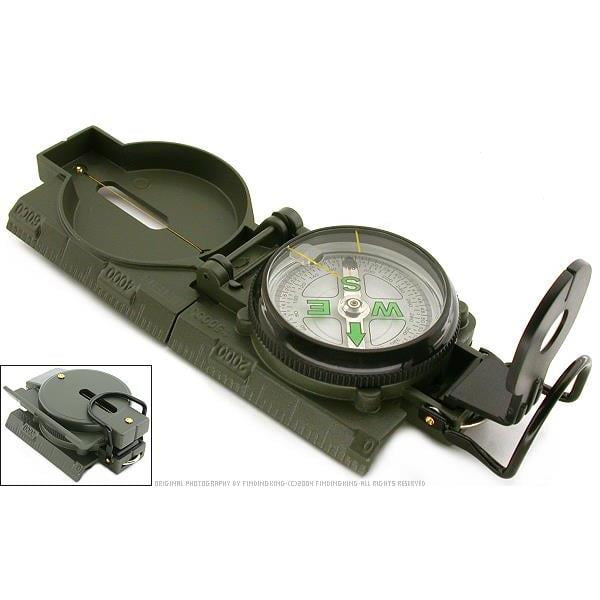 New Lensatic Compass Military Camping Hiking Army Style Survival Marching 