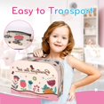 thumbnail image 2 of Tea Set for Little Girls, Kids Tea Set 15 Piece Pink Tin Tea Party Set for Princess Tea Party and Kids Kitchen Pretend Play, 2 of 6