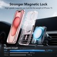 thumbnail image 3 of Funda ESR para iPhone 15 con MagSafe, de grado militar, resistente al amarilleo, color rosa transparente, 3 of 8