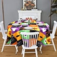 thumbnail image 3 of Halloween Tablecloth, Halloween Table Cloth Waterproof, Halloween Kitchen Table Decor for Dining Holiday Party 60x60 Inch Round, 3 of 6