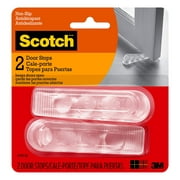 Scotch Door Stop SP947NA, Clear, 2 Pack