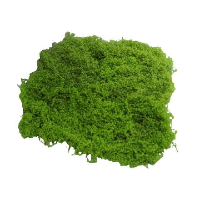 Musgo verde artificial de 30/100 g para manualidades, plantas de interior, jardines de hadas, centros de mesa, peceras, micropaisajes, musgo artificial decorativo.