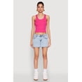 thumbnail image 3 of Womens Crochet Trim Rib Knit Tank Top, 3 of 5