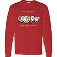 thumbnail image 3 of Inktastic Kiniart Christmas Pomeranians Long Sleeve T-Shirt, 3 of 5