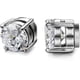 thumbnail image 3 of 4 Pairs 6 Mm Magnetic Earrings For Women Cubic Zirconia Magnet Earrings For Men Clip On Earrings, 3 of 5