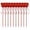 Red, variant on 10Pcs Glitter Heart Shaped Picks,Valentine's Day Love Bowknot Floral Sparkly Sticks,Valentines Floral Picks Puffy Heart Picks,Foam Sparkly Hearts Stems