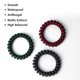 thumbnail image 3 of 10 Pcs Hair Ties For Thick Hair, Coil Elastics Hair Ties, Multicolor Medium Spiral Hair Ties, 3 of 4